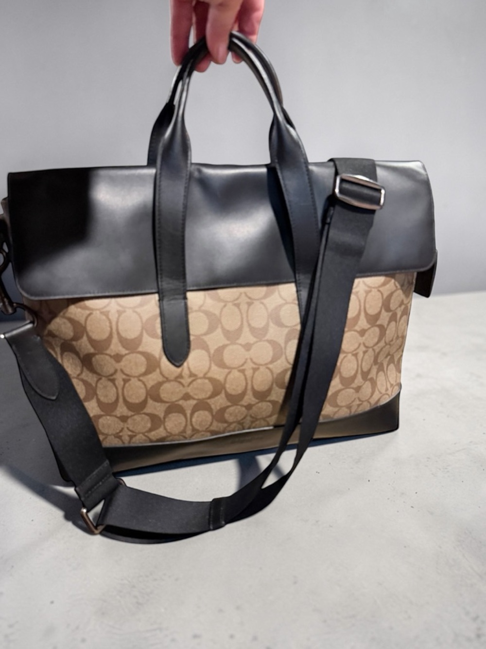 Coach Metropolitan Brief 40 Signature Coated Canvas - Picture 6 of 13